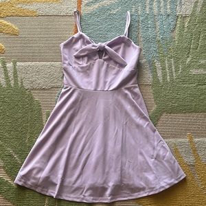 Purple Short Dress